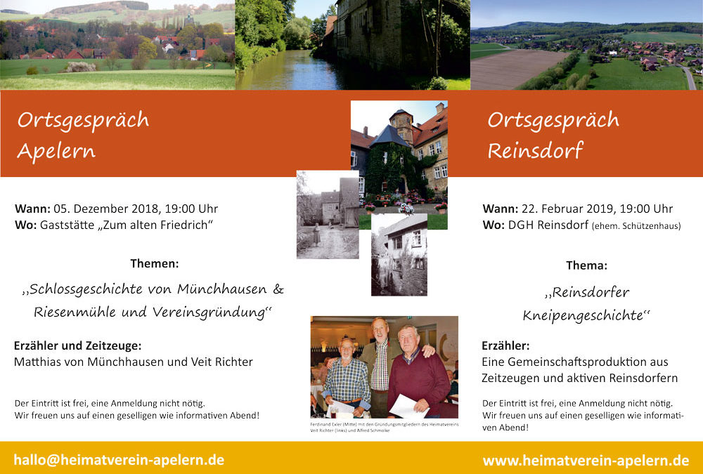 „Ortsgespräche“ fördern Erhalt der Geschichte(n)